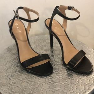 Abound Black Ankle Strap Heels